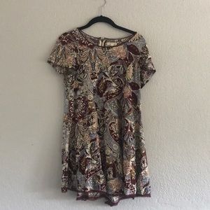 Urban Outfitters Paisley Babydoll Dress